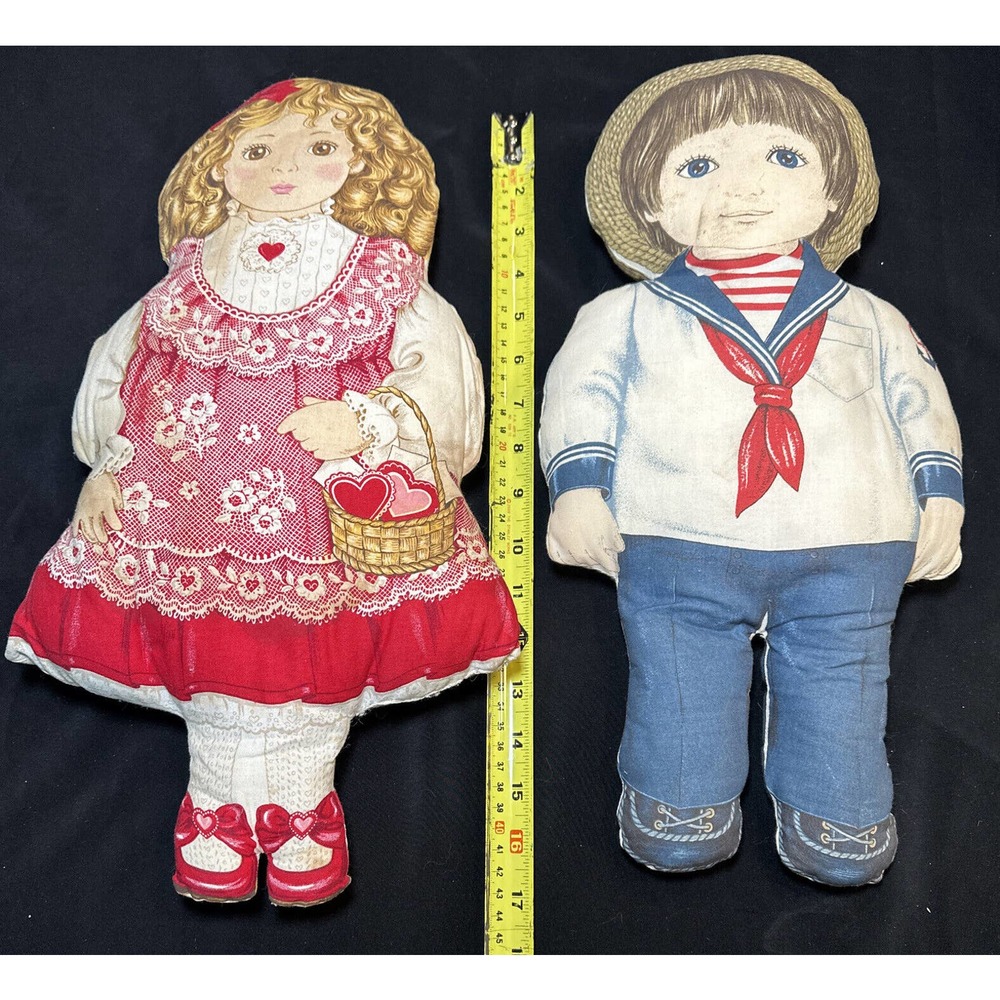 Cranston Sailor Boy Jonathan Doll & Victorian Girl Cut and Sew Dolls